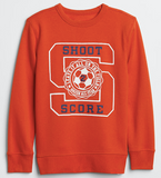Wholesale Boys Athletic Logo Crewneck Sweatshirt