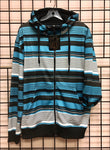 Young Men's - Full zip Hoodie - Stripes - Off Price - Wholesale