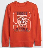 Wholesale Boys Athletic Logo Crewneck Sweatshirt